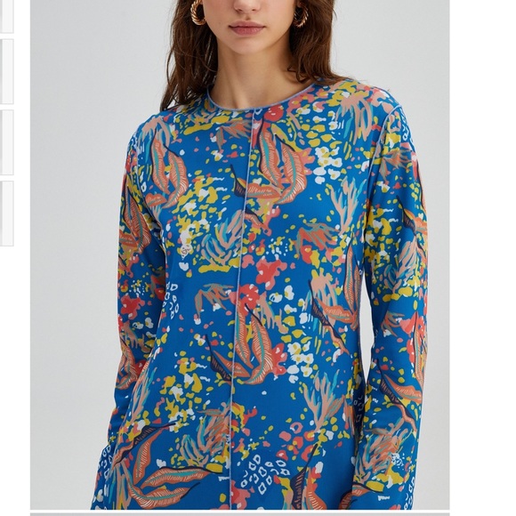 37 Salon Designer Privé Floral Dress - Picture 2 of 4